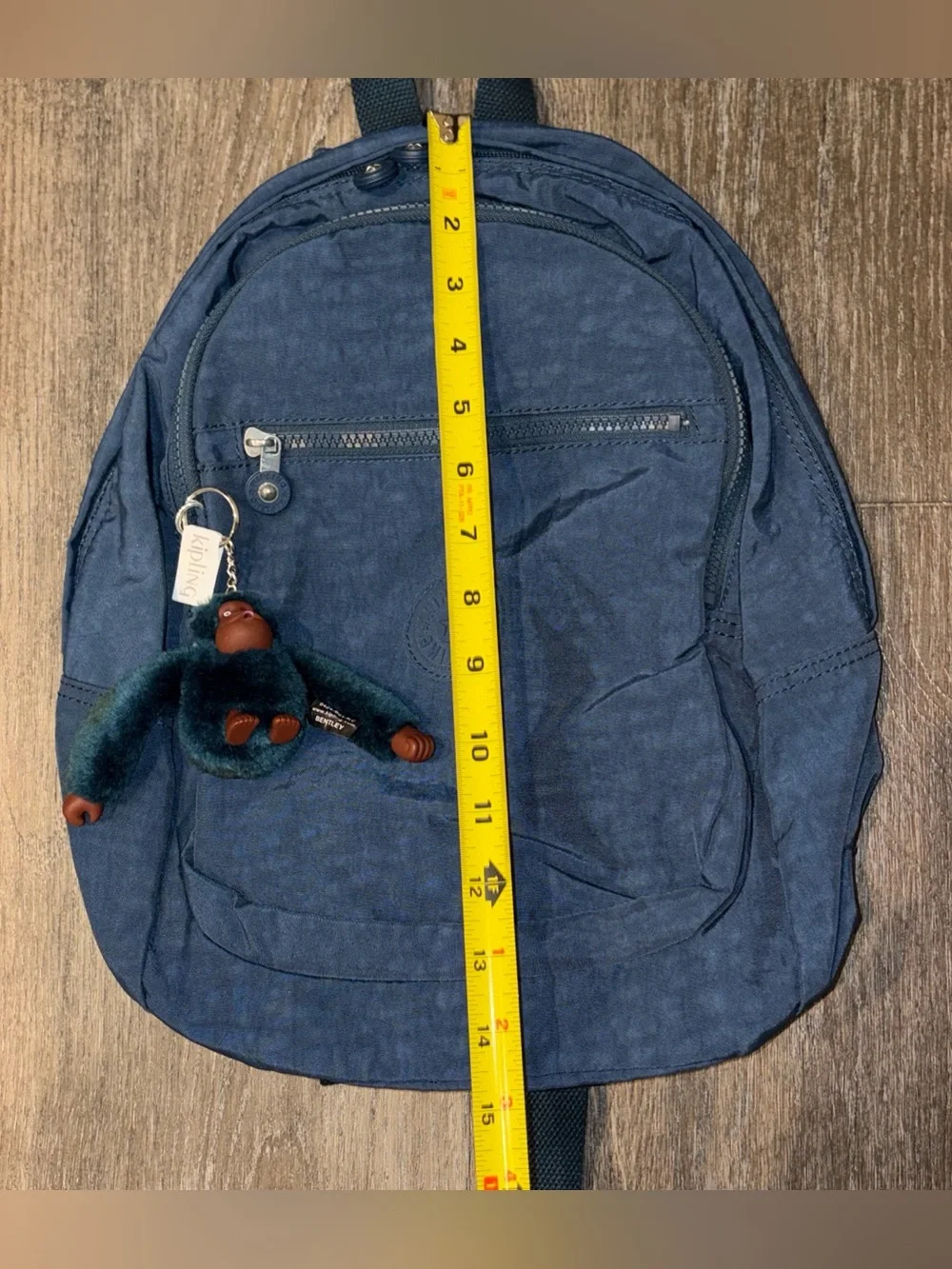 Kipling CHALLENGER Backpack BP4459 Blue Embrace Color 3lJ School Travel Gym NEW